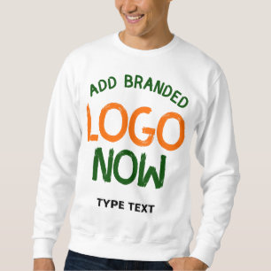 SIMPLE CONTEMPORARY CLEAN WHITE FASHIONABLE CLIENT SWEATSHIRT