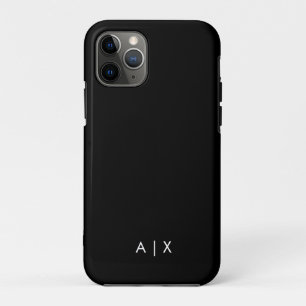 Simple Couple Name monogrammed iPhone 11 Pro Case