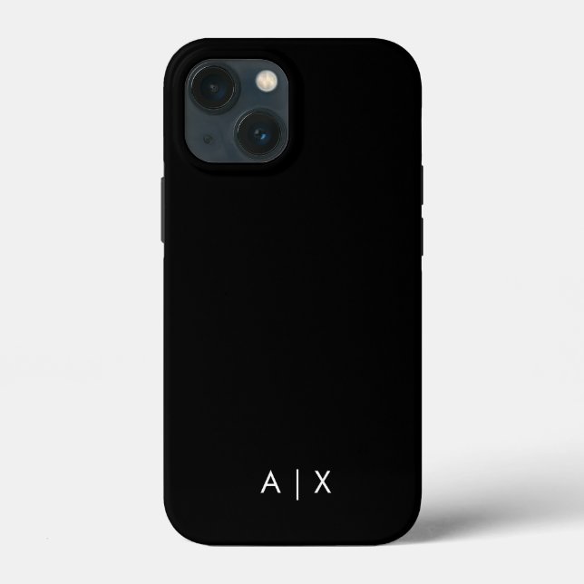 Simple Couple Name monogrammed Case-Mate iPhone Case (Back)