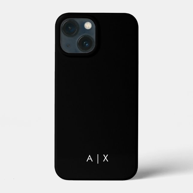 Simple Couple Name monogrammed Case-Mate iPhone Case (Back)