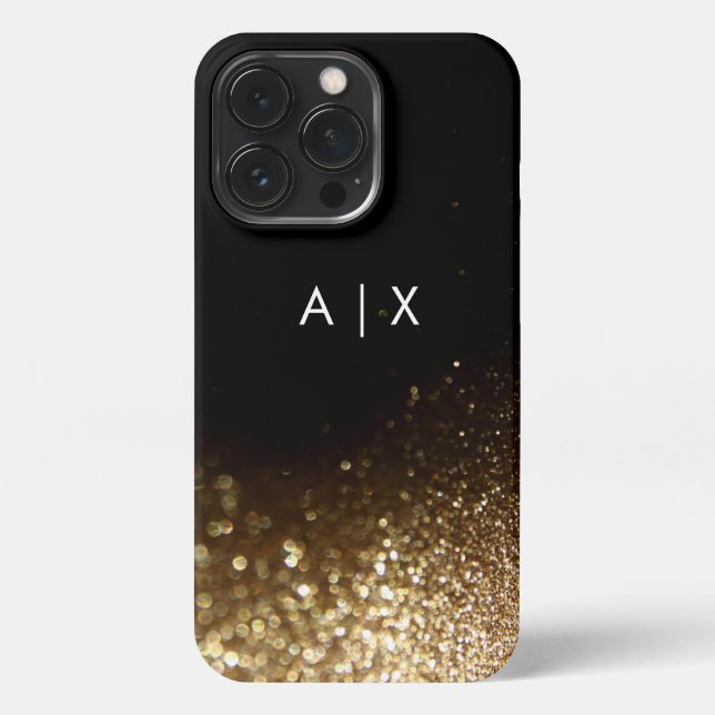 Simple Couple Name monogrammed iPhone Case (Back)