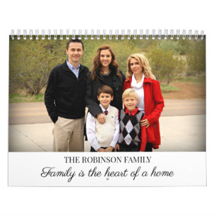 Simple Create Your Own Custom Family Photo  Calendar