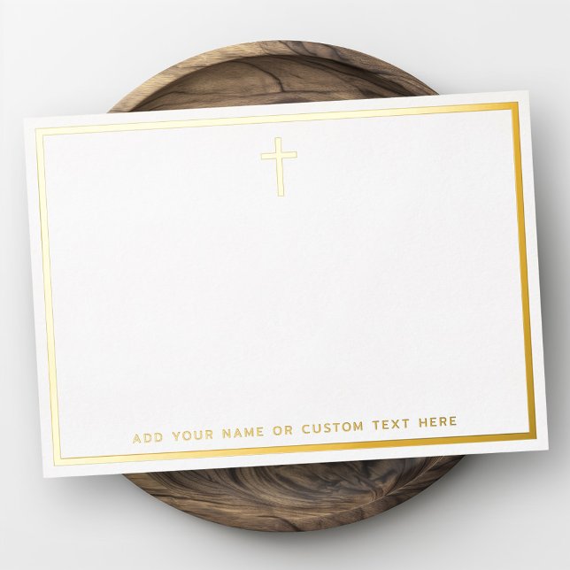 Simple cross border silver gold foil note card (Simple cross border silver gold foil note card)