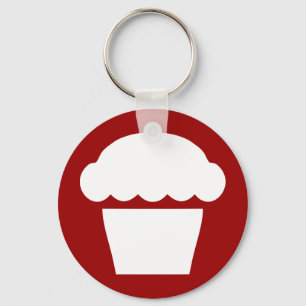 simple cupcake / muffin keychain