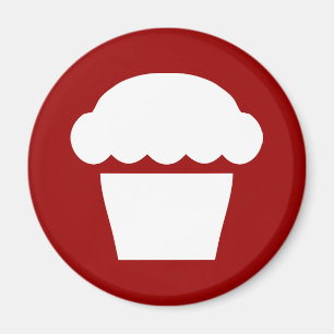 simple cupcake / muffin magnet