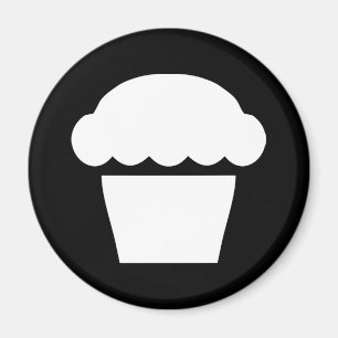 simple cupcake / muffin magnet