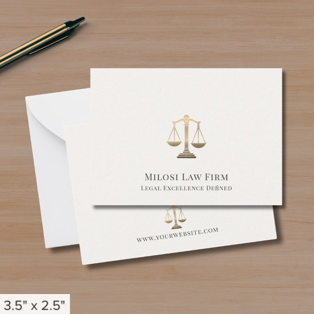 Simple Custom Attorney Lawyer Legal Card (Creator Uploaded)