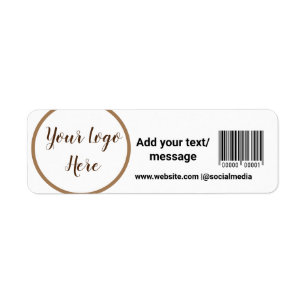 simple custom barcode add your text website QR  Sq