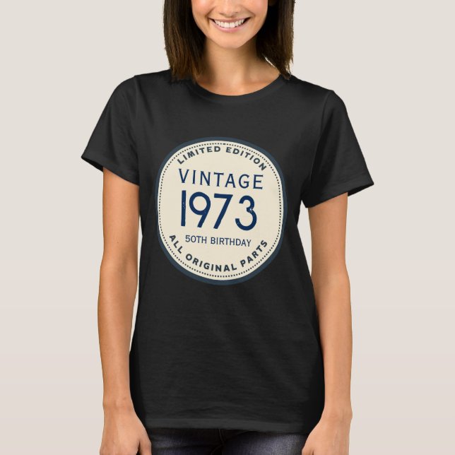 SIMPLE CUSTOM BIRTHDAY  T-Shirt (Front)