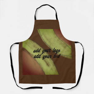 simple custom BLACK mandala monogram add your name Apron