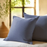 Simple Custom Blue Nova Background Throw Pillow<br><div class="desc">Discover Blue Nova,  the Colour of the Year 2024. This captivating shade of blue,  complemented by a hint of grey,  creates a serene yet sophisticated atmosphere,  making it the perfect choice for any space. Embrace the calming elegance of Blue Nova and transform your surroundings.</div>
