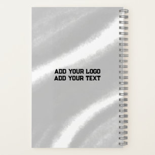 simple custom blue purple black leaves add your  t notebook