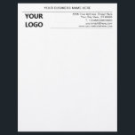 Simple Custom Business Letterhead with Logo<br><div class="desc">Simple Personalized Your Business Office Letterhead with Logo - Add Your Logo - Image / Business Name - Company / Address - Contact Information - Resize and move or remove and add elements - image / text with customization tool. 
Good Luck - Be Happy - Be Healthy !</div>