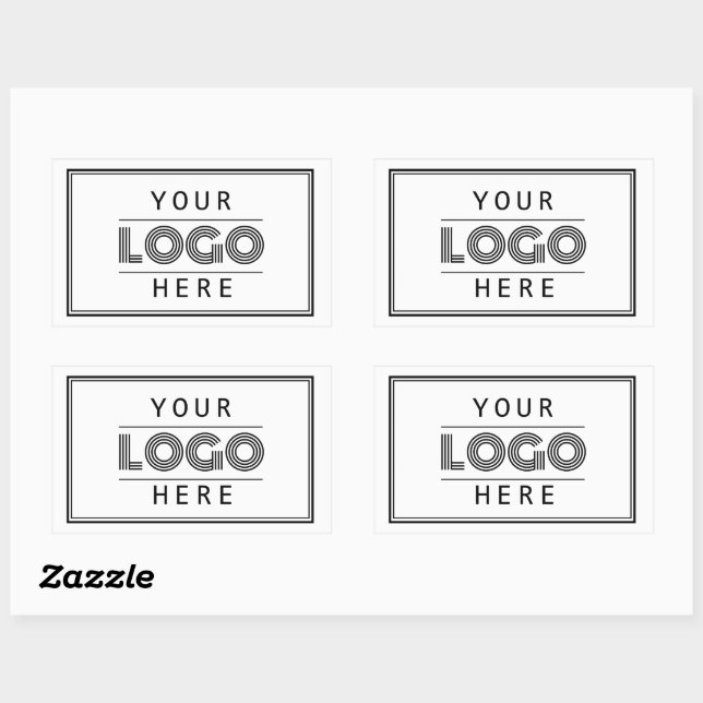 Simple Custom Business Logo Company Branded Sticker (Sheet)