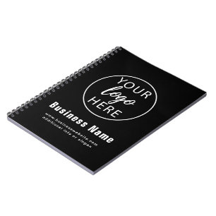 Simple Custom Business Logo Notebook