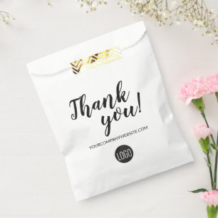 Simple Custom Business Logo Thank You  Favour Bag
