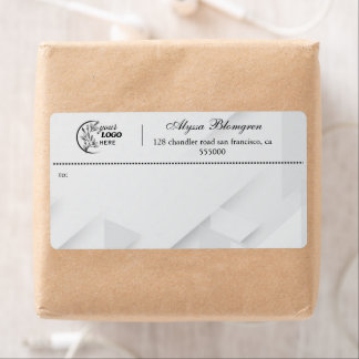 Simple Custom Business Shipping Labels
