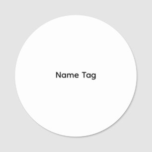Simple Custom Classic Name Tag