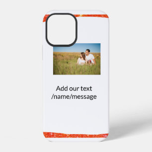 simple custom colourful add your photShower Curtai iPhone 12 Case
