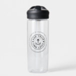 Simple Custom Company Business Logo Text Website Water Bottle<br><div class="desc">Are you looking for promotional items for your business? Check out this Simple Custom Company Business Logo Website Text Water Bottle. You can add your own logo and text very easily. Or even change the colours and layout in the design tool. Happy Branding!</div>
