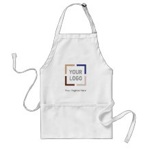 Simple Custom Company Logo personalized Adult Apro