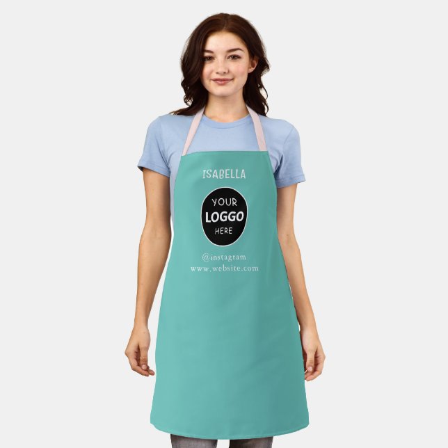 Simple Custom Company Logo personalized  Apron (Worn)