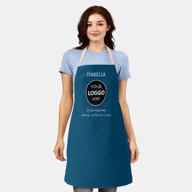 Simple Custom Company Logo personalized  Apron (Worn)