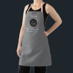 Simple Custom Company Logo personalized black Apro Apron<br><div class="desc">Simple Custom Company Logo personalized black Apron</div>