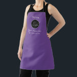 Simple Custom Company Logo personalized black Apro Apron<br><div class="desc">Simple Custom Company Logo personalized black Apron</div>