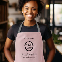 Simple Custom Company Logo personalized pink