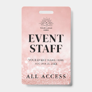 Simple Custom Event All Access VIP Badge