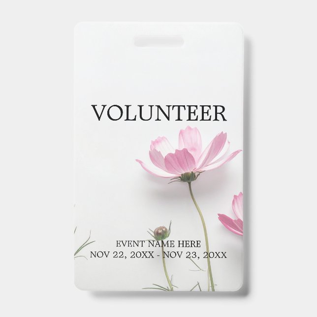 Simple Custom Event All Access VIP Badge (Front)