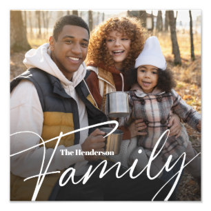Simple Custom Family Photo