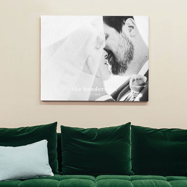Simple Custom Family Photo Canvas Print (Simple Custom Family Photo Canvas Print)