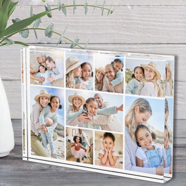 Simple Custom Family Photo Collage Block (Simple Custom Family Photo Collage)