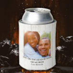 Simple Custom Funny Rustic Love Couple Photo Can Cooler<br><div class="desc">Ideal For A Funny, Unique Gift 🎁 Our Simple Custom Funny Rustic Love Couple Photo Can Cooler, designed exclusively by Mylini Design, is a distinct and hilarious way to keep your beverage chilled. This one-of-a-kind can cooler allows you to personalize it with your favourite photo, perfect for sharing a laugh...</div>