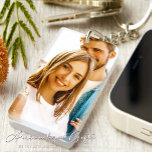 Simple Custom Gift For Boyfriend Photo Keychain<br><div class="desc">Surprise your partner with a meaningful, personal present courtesy of this Simple Custom Photo Keychain. Every knot of love and cherished memory can be immortalized with this unique gift. A perfect keepsake, this keychain incorporates a photo of your choice, capturing a precious moment between you and your loved one. The...</div>