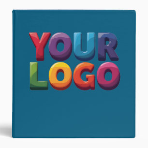 Simple Custom Logo and Text Business Binder