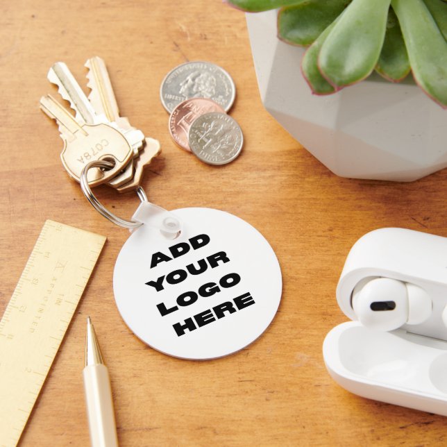 Simple Custom Logo  Keychain (Desk)