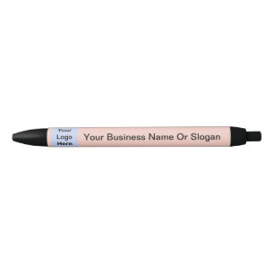 Simple Custom Logo Small Business Light Peach Pen