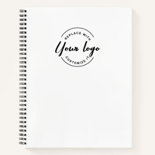 Simple Custom logo Website Conference Swag Notebook