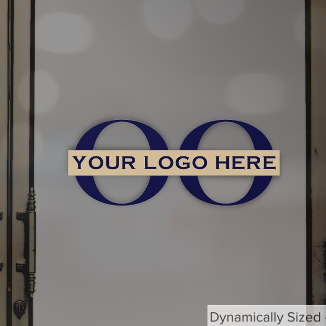 Simple Custom Logo Window Cling (Creator Uploaded)
