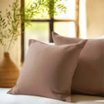Simple Custom Mocha Brown Background Throw Pillow<br><div class="desc">Discover Mocha Brown,  the Colour predicted to be popular in 2025. This captivating shade of brown,  creates a serene yet sophisticated atmosphere,  making it the perfect choice for any space. Embrace the calming elegance of Moch Brown and transform your surroundings.</div>