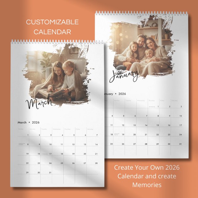 Simple Custom Modern Design Photo Calendar (Creator Uploaded)
