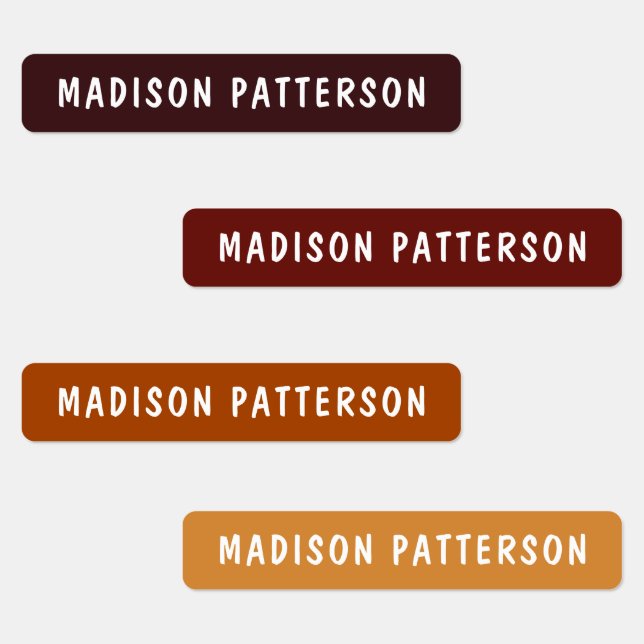 Simple Custom Modern Personalized Name Clothing (Group)