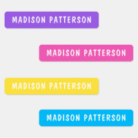 Simple Custom Modern Personalized Name Clothing