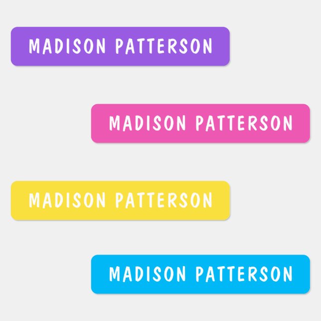 Simple Custom Modern Personalized Name Clothing (Group)
