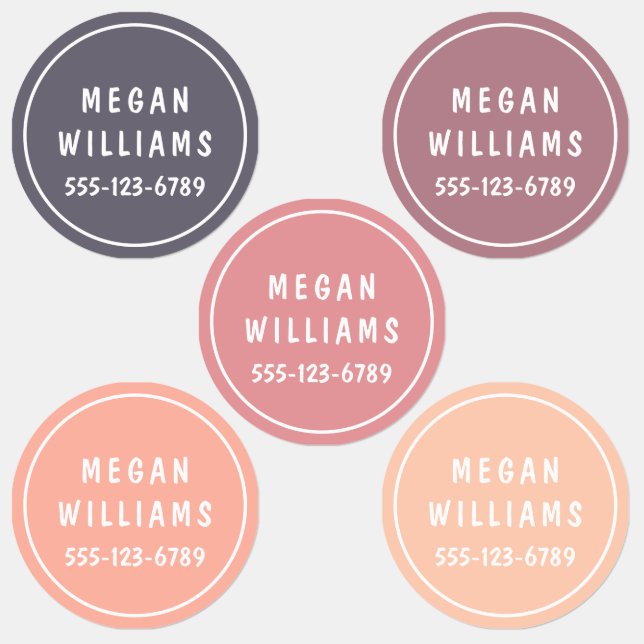 Simple Custom Modern Personalized Name Clothing (Group)