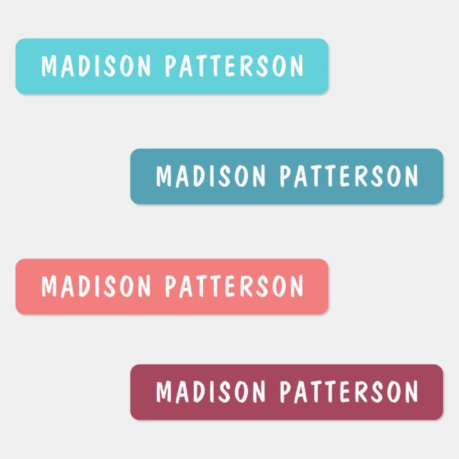 Simple Custom Modern Personalized Name Clothing (Group)