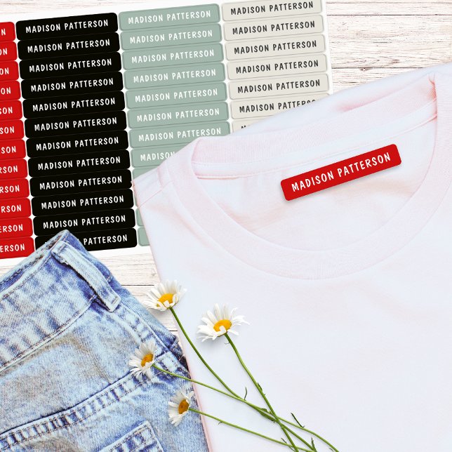 Simple Custom Modern Personalized Name Clothing (Creator Uploaded)